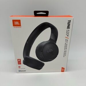 JBL Tune 520BT Over-Ear Headphones - Black